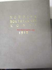 Nordisk boktryckare konst 1912 - sidottu vuosikerta