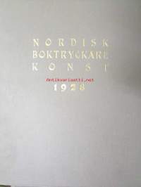 Nordisk boktryckare konst 1928 - sidottu vuosikerta