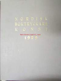 Nordisk boktryckare konst 1929 - sidottu vuosikerta