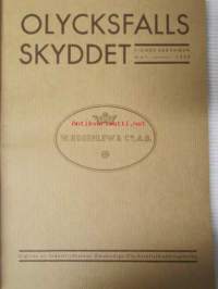 Olycksfallsskyddet 1939-40 / Tapaturmasuojelu -sidottu vuosikerta -annual volume