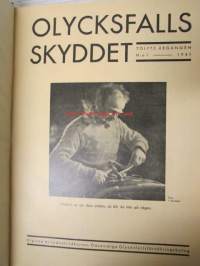 Olycksfallsskyddet 1941 / Tapaturmasuojelu -sidottu vuosikerta -annual volume