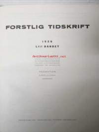 Forstlig Tidskrift 1936, metsäalan ammattilehti -sidottu vuosikerta