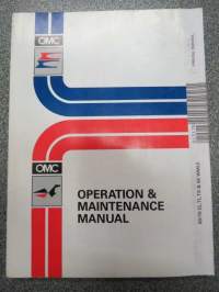 OMC 60/70 EL, TL, TX, 65 WMLE outboard käyttöohjekirja kielillä; englanti, espanja, ranska, portugali -operator´s manual in french, portuguese, englis, spanish