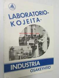 Laboratoriokojeita Industria Osakeyhtiö myyntiesite