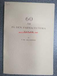 60 år på den farmaceutiska banan -apteekkialan henkilö- ja paikkakuntahistoriaa (mm. Oulu, Tampere, Helsinki)