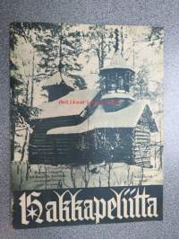 Hakkapeliitta 1942 nr 13-14 pääsiäisnumero, sis. mm. seur. artikkelit / kuvat / mainokset; Suunto, Omega, Hota, Oy Ferraria Ab, Pyhän Henrikin legenda, Mikä on