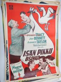 Isän pikku osinko - Pappas lilla dividend (Father´s little dividend), pääosissa Spencer Tracy, Joan Bennett, Elizabeth Taylor, ohjaus Vincente Minnelli