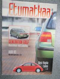 Etumatkaa 1998 nr 2 Volkswagen, Audi, Seat- asiakaslehti