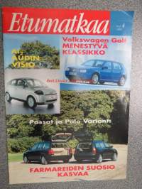 Etumatkaa 1997 nr 4 Volkswagen, Audi, Seat- asiakaslehti