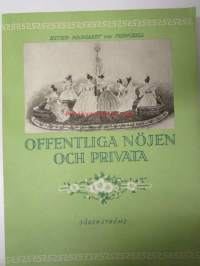 Offentliga nöjen och privata i Helsingfors 1827-1832 (jatko-osa teokselle; Offentliga nöjen och privata i Helsingfors 1812-1827 med en historisk översikt)