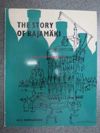 The Story of Rajamäki - Oy Alko Ab:n Rajamäen tehtaiden esittelykirja englanniksi, kansikuvitus Henrik Tikkanen