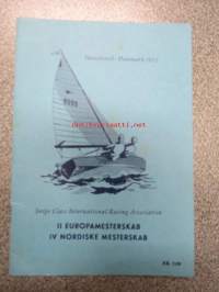 Snipe Class International Racing Association II Europamesterskab / IV Nordiske Mesterskab - Skovshoved - Danmark 1952 -käsiohjelma