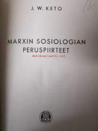 Marxin sosiologian peruspiirteet