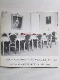Loviisan puusepien ammattikunta 1755-1866 - Snickarämbetet i Lovisa 1755-1866