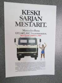 Mercedes-Benz 1217, 1417, 1617 kuorma-autot -myyntiesite