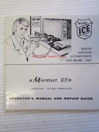 Mierotest 80 - Operator's Manual and Repair Quide