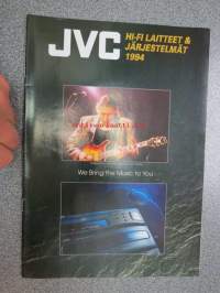JVC Hi-Fi laitteet & järjestelmät 1994 -esite