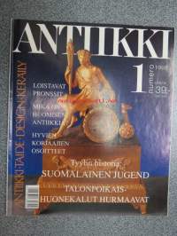 Antiikki 1993 nr 1 - antiikki, taide, design, keräily 