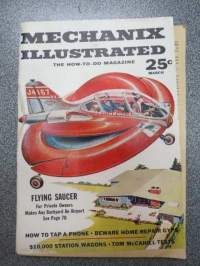Mechanix Illustrated March 1957 - Amerikkalainen tekniikka- ja harrastelehti