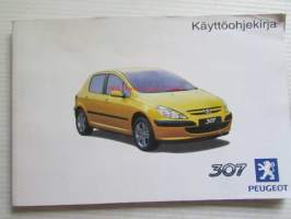 Peugeot 307 2002 -käyttöohjekirja