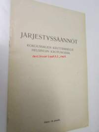 Järjestyssäännöt kokoussalien käyttämiselle Helsingin kaupungissa / Ordningsregler för begagnandet av samlingssalar i Helsingfors stad