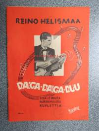 Reino Helismaa Daiga-Daiga-Duu sekä 12 muuta ratkiriemullista kuplettia