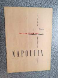 Tule laulamaan Napoliin -tamperelaisen ravintola Napolin laulukirja