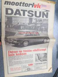 Moottoriviesti 1967 nr 6, ilmestynyt 14.6.1967, sis. mm. seur. artikkelit / kuvat / mainokset; Kansikuva Datsun 1300, Kestotesti Volvo 144 S, Taunus 15 M, Daf 44