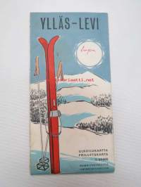 Ylläs-Levi 1976 Ulkoilukartta - Friluftskarta 1 : 50 000