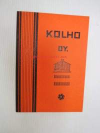 Kolho Oy Ihannetalo / valmistalot 1939 -esittelykirja  (15 sivua)