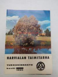 Harvialan taimitarha tukkuhinnasto kevät 1965