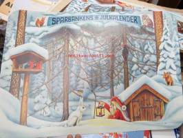 Sparbankens julkalender 1982 (Piirtänyt A. Taivalvuo) -joulukalenteri