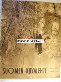 Suomen Kuvalehti 1941 nr 2, nuoren ässän (Helmuth Wick) viimeinen lento, keskiaikaista kulttuuria Ahvenanmaalla, Amerikan Kalevalan kuvat