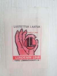 Lundenin Liha, Turku -nakkipussi 1970-luvulta