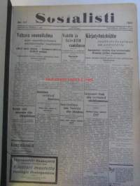 Sosialisti lehden puolivuosikerta 1931 1. heinäkuun-31. joulukuuta