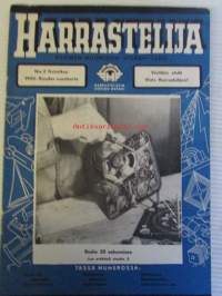 Harrastelija 1950 nr 2, sis. mm. Francis-Drake kaappareiden kuningas, Sähkömoottori höyrykoneemme käytettäväksi, Silkkipaino - kätevä jokamiehen