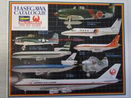 Hasegawa catalogue 1981 - Kit guide -pienoismallikuvasto