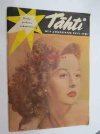 Tähti 1953 nr 1 -lukemisto, sisältää mm. Walter Lampén haastattelu - Suomen ensimmäinen Fordin omistaja, Elizabeth Taylor, Zorro-sarjakuva, ym.