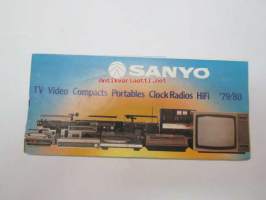 Sanyo Video Compacts Portables Clock Radios HiFi 1979-1980 -myyntiesite