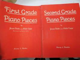 First & Second Grade Piano Pieces I & II -pianonsoiton oppikirjat
