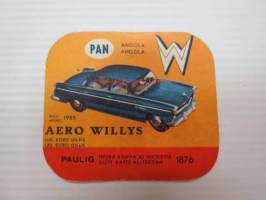 Aero Willys - Paulig keräilykortti