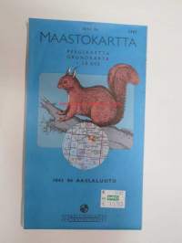 Aaslaluoto 1043 04 Maastokartta 1997 Peruskartta / Grundkarta 1:20 000
