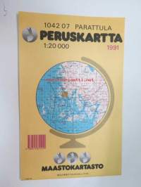 Parattula 1042 07 1991 Peruskartta 1:20 000