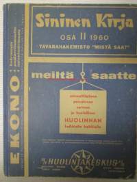 Sininen kirja 1960 osa II - tavarahakemisto 