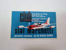 Club siai marchetti - Charleroi -sticker -tarra