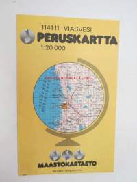 Viasvesi 1987, peruskartta 1:20 000