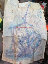 Suomi - Finland - aeronautical chart 1970 1:1 000 000