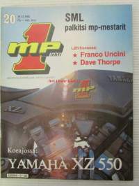 MP 1 lehti 1982 nr 20 -Moottoripyörälehti, katso sisältö kuvista tarkemmin.