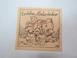 Ex Libris Mailis Laakso (I.H.98) -kirjanomistajamerkki