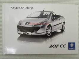 Peugeot 207cc -käyttöohjekirja